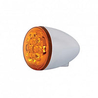 15 LED 2-3/8" Turn Signal Light For Harley Motorcycle - Amber LEDs (Amber, Clear or Smoke Lens)