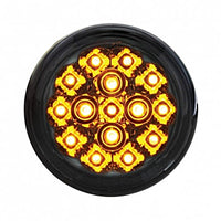 15 LED 2-3/8" Turn Signal Light For Harley Motorcycle - Amber LEDs (Amber, Clear or Smoke Lens)