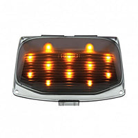 12 LED Front Fender Tip Light For Harley Motorcycle - Amber LEDs (Amber or Smoke Lens)