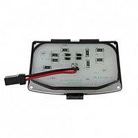 12 LED Front Fender Tip Light For Harley Motorcycle - Amber LEDs (Amber or Smoke Lens)