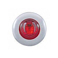 2 LED 3/4" Mini Light With Bezel Clearance/Marker Light - Amber or Red LEDs (Amber, Red or Clear Lens)