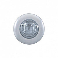 2 LED 3/4" Mini Light With Bezel Clearance/Marker Light - Amber or Red LEDs (Amber, Red or Clear Lens)