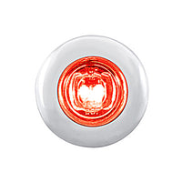 2 LED 3/4" Mini Light With Bezel Clearance/Marker Light - Amber or Red LEDs (Amber, Red or Clear Lens)