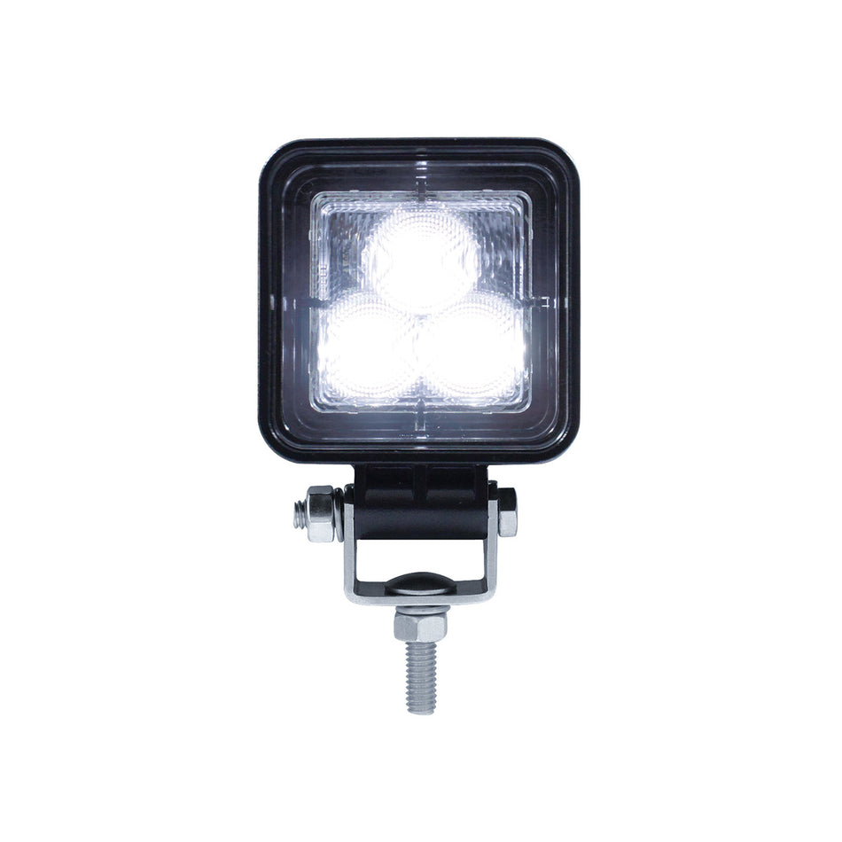 United Pacific - 3 High Power 3 Watt LED Square Compact Work Light - Flood Light
