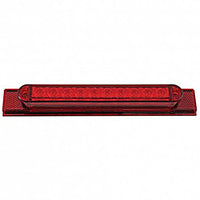 10 LED Conspicuity Reflector Plate Light With Red Reflector - Red LEDs (Red or Clear Lens)