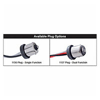 21 LED 3-1/4" Signal Light For Harley Motorcycle With 1156 Plug - Amber or Red LEDs (Amber, Red or Clear Lens)