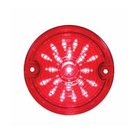 21 LED 3-1/4" Signal Light For Harley Motorcycle With 1156 Plug - Amber or Red LEDs (Amber, Red or Clear Lens)