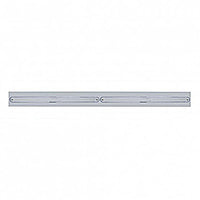 Chrome Top Mud Flap Plate With Two 14 LED 12" Light Bars - Red LEDs (Red, Clear or Chrome Lens)