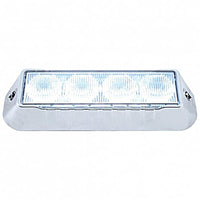 United Pacific - 4 LED Warning Light - Red, White or White & Amber LEDs