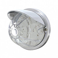 17 LED Watermelon Flush Mount Kit With Visor - Amber or Red LEDs (Amber, Dark Amber, Red or Clear Lens)