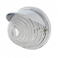 17 LED Beehive Flush Mount Kit With Visor - Amber LEDs (Amber or Clear Lens)