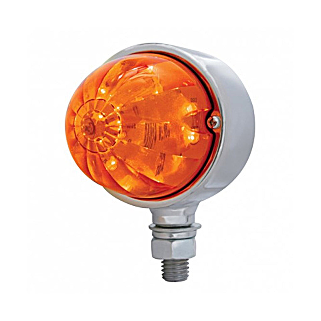 United Pacific - 17 LED Watermelon Single Face Light (Amber LEDs - Dark Amber Lens)