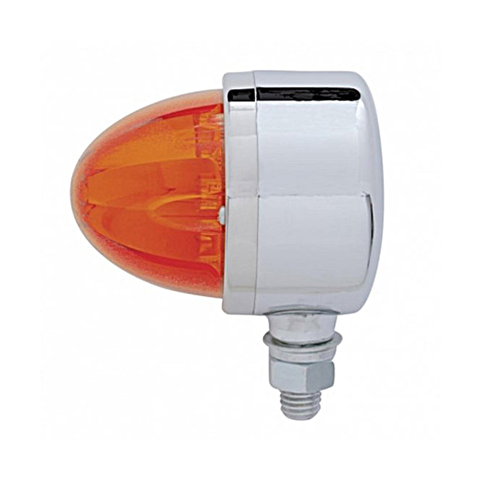 United Pacific - 17 LED Watermelon Single Face Light (Amber LEDs - Dark Amber Lens)