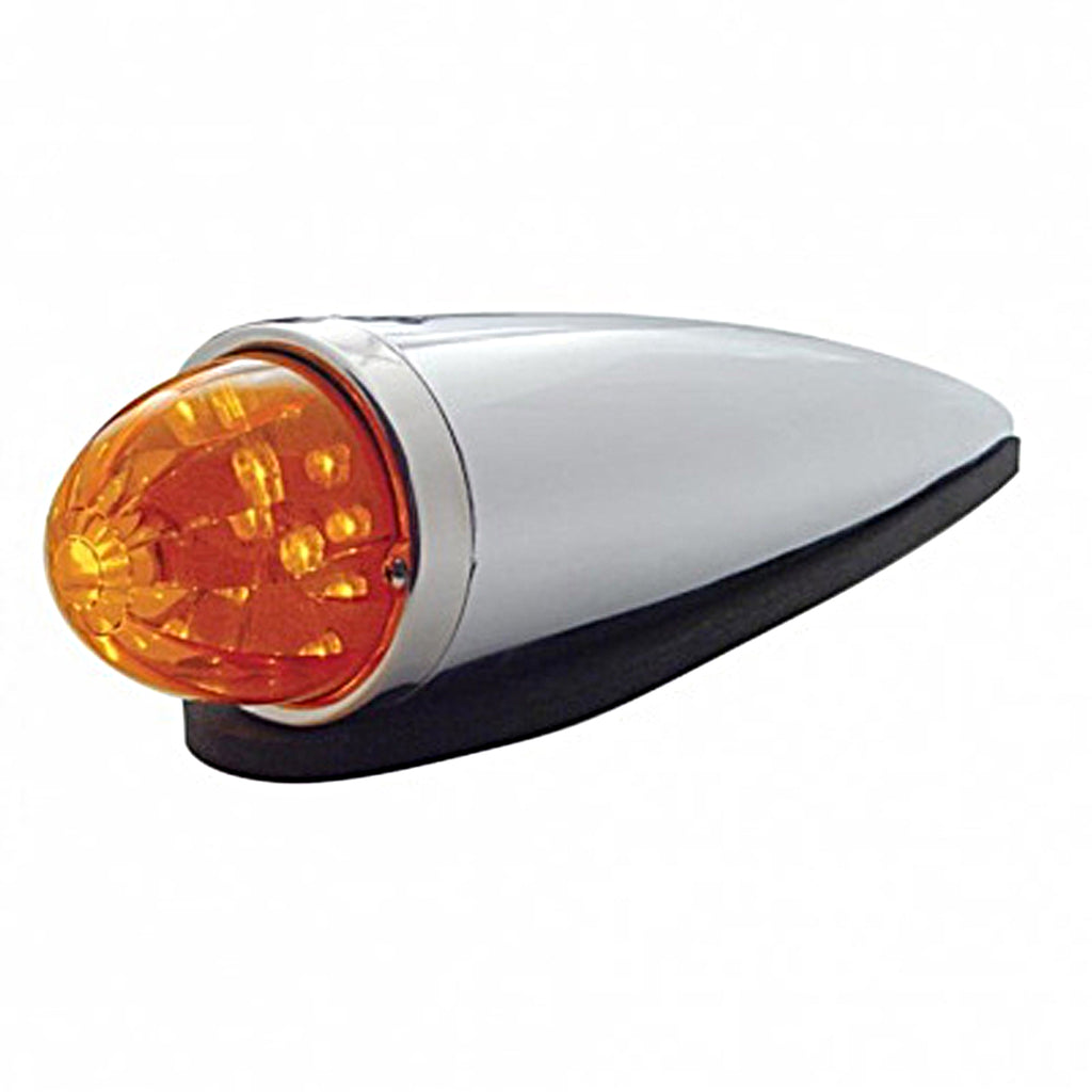 17 LED Watermelon Cab Light Kit With Die Cast Housing (Amber LEDs - Dark Amber Lens)