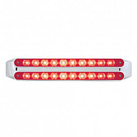 United Pacific - Dual 10 LED 9" Stop, Turn & Tail Light Bars - Red LEDs (Red or Clear Lens)