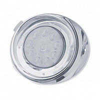 10 LED Freightliner Daytime Running Light Driver or Passenger Conversion Kit w/ Visor - Amber LEDs (Amber or Clear Lens)