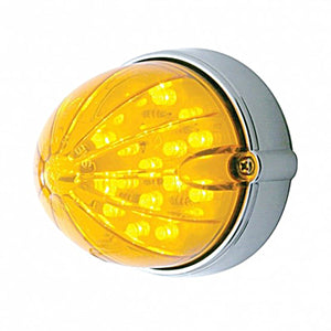 United Pacific - 19 LED Watermelon Flush Mount Kit - Amber LEDs (Amber or Clear Lens)