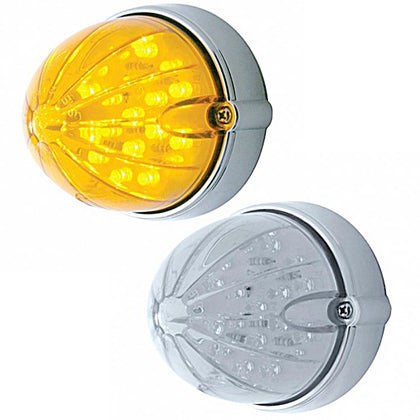 United Pacific - 19 LED Watermelon Flush Mount Kit - Amber LEDs (Amber or Clear Lens)