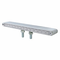 United Pacific - 28 LED 12" Double Face Light Bar - Amber LEDs (Amber, Clear or Chrome Lens)
