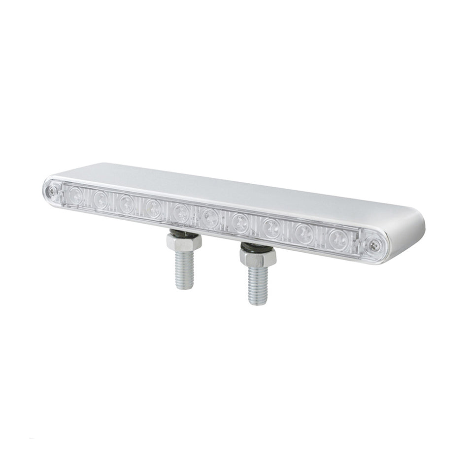 United Pacific - 20 LED 9" Double Face Light Bar - Amber LEDs (Amber or Clear Lens)
