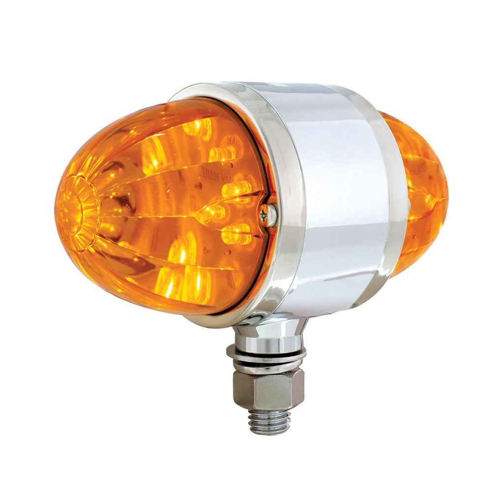 United Pacific - 34 LED Dual Function Watermelon Double Face Light - Amber LEDs (Amber or Clear Lens)