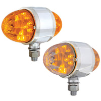 United Pacific - 34 LED Dual Function Watermelon Double Face Light - Amber LEDs (Amber or Clear Lens)