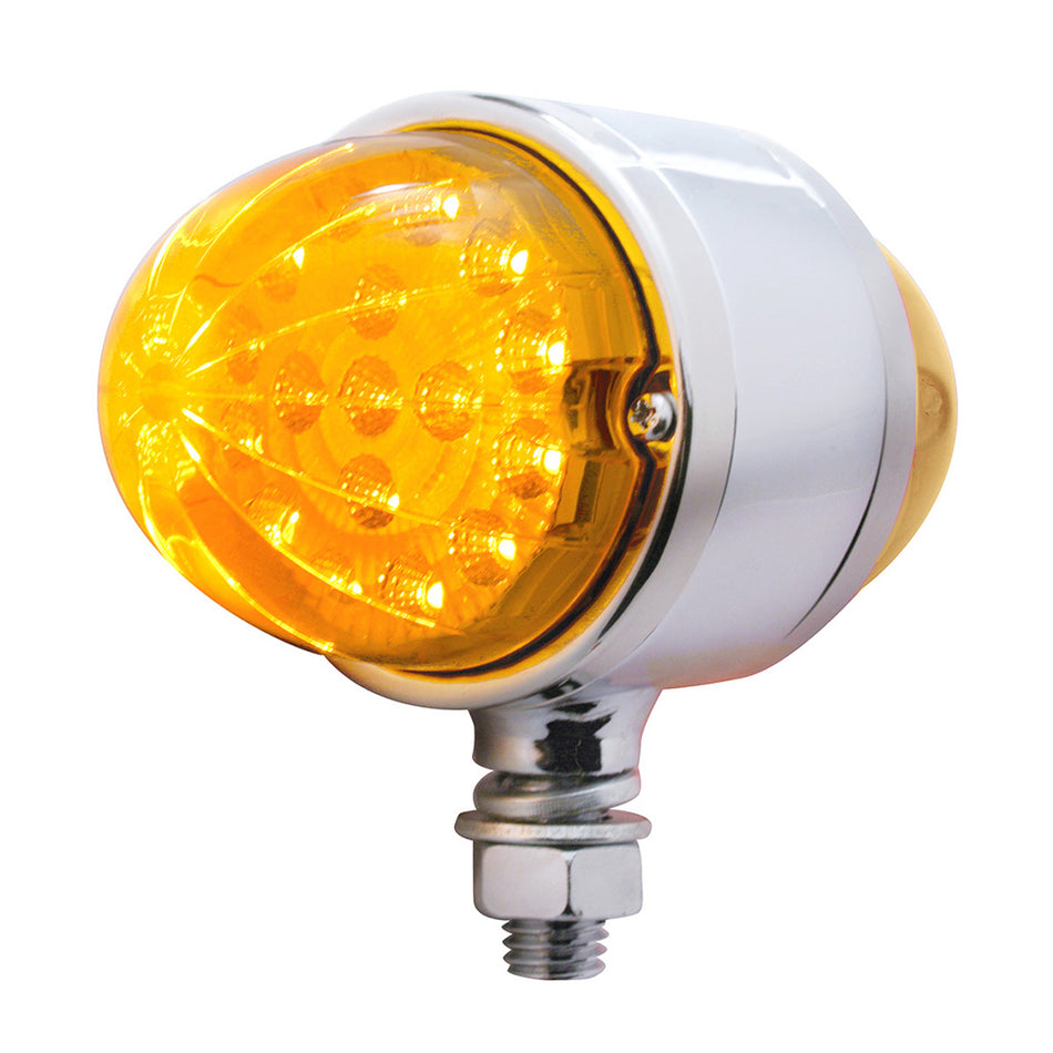 United Pacific - 17 LED Dual Function Reflector Double Face Light - Amber LEDs (Amber or Clear Lens)