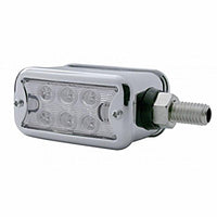 12 LED Dual Function Double Face Light With Bezel - Horizontal Mount - Amber LEDs (Amber or Clear Lens)