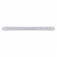 23 LED 17-1/4" Reflector Turn Signal Light Bar With Bezel - Amber LEDs (Amber or Clear Lens)