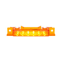 6 Amber LED Exterior Visor Light For 1996-2024 Volvo VNL - Amber LEDs (Amber or Clear Lens)