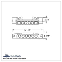 6 Amber LED Exterior Visor Light For 1996-2024 Volvo VNL - Amber LEDs (Amber or Clear Lens)