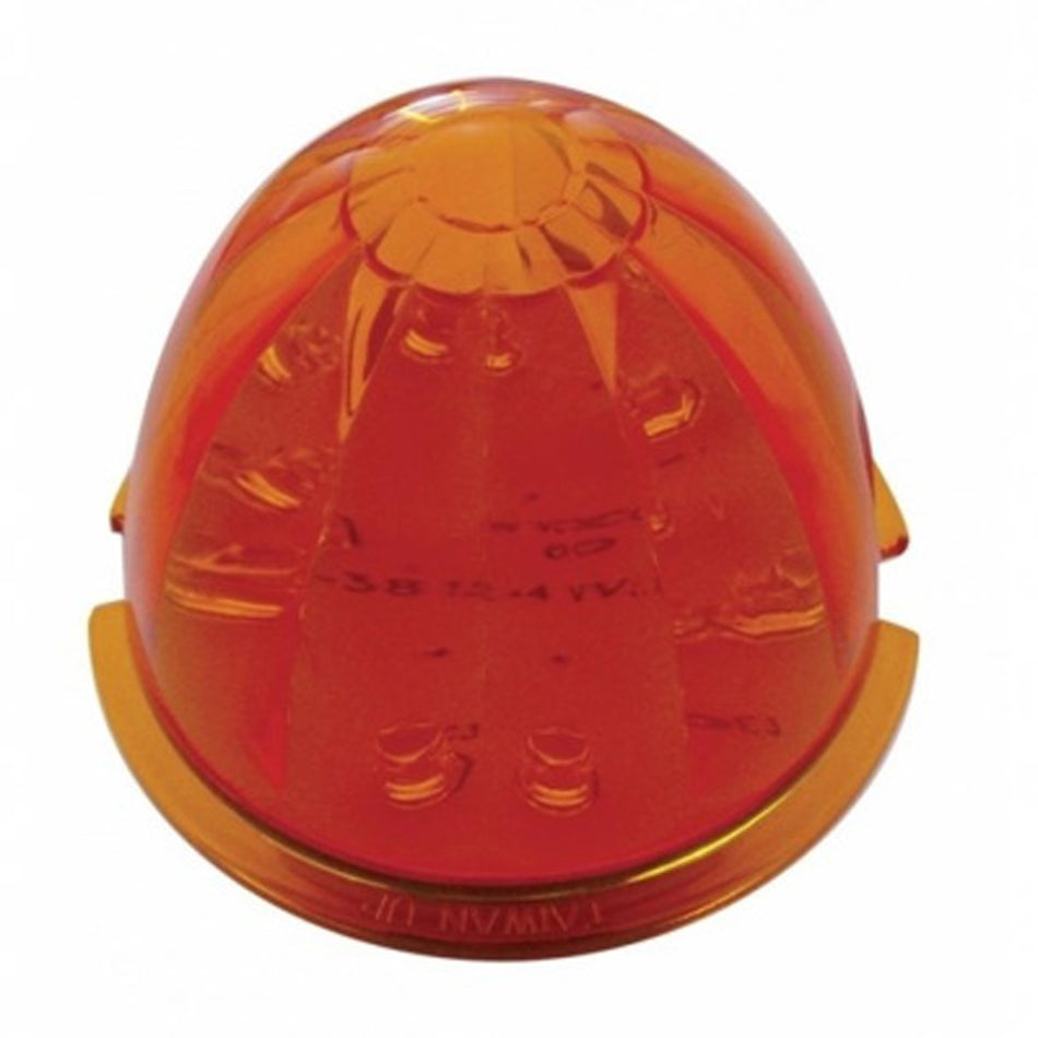 United Pacific - 17 LED Watermelon Cab Light - Amber LEDs (Dark Amber Lens)