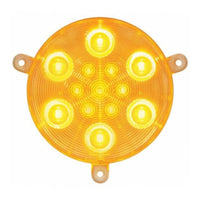 13 Amber LED Daytime Running Light For 2005-2010 Freightliner Century - Amber LEDs (Clear Lens)