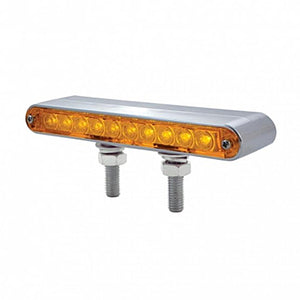 United Pacific - 20 LED 6-1/2" Double Face Light Bar - Amber LEDs (Amber or Clear Lens)