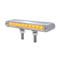 United Pacific - 20 LED 6-1/2" Double Face Light Bar - Amber LEDs (Amber or Clear Lens)