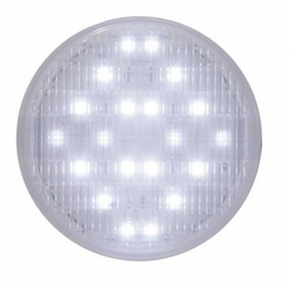 United Pacific - 20 LED 4" Back-Up Light - White LEDs (Clear Lens)
