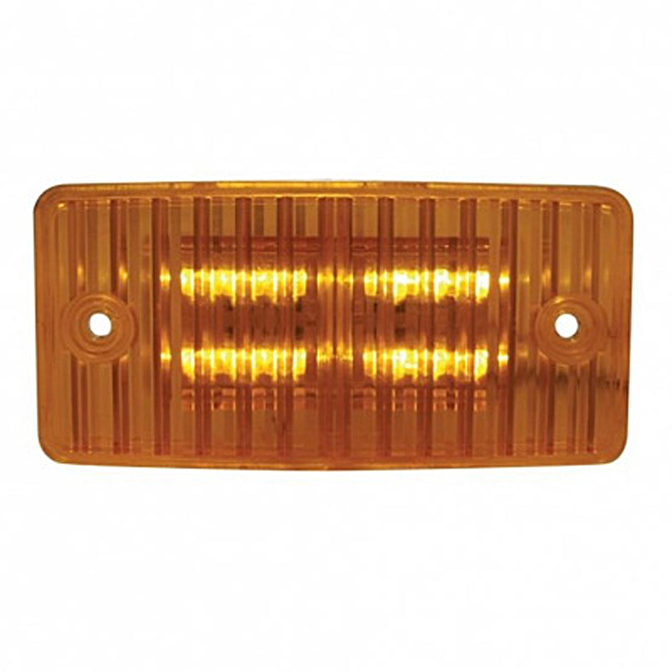 12 LED Cab Light For Freightliner Century (1996-2011) And Columbia (2001-2017) - Amber LEDs (Amber Lens)