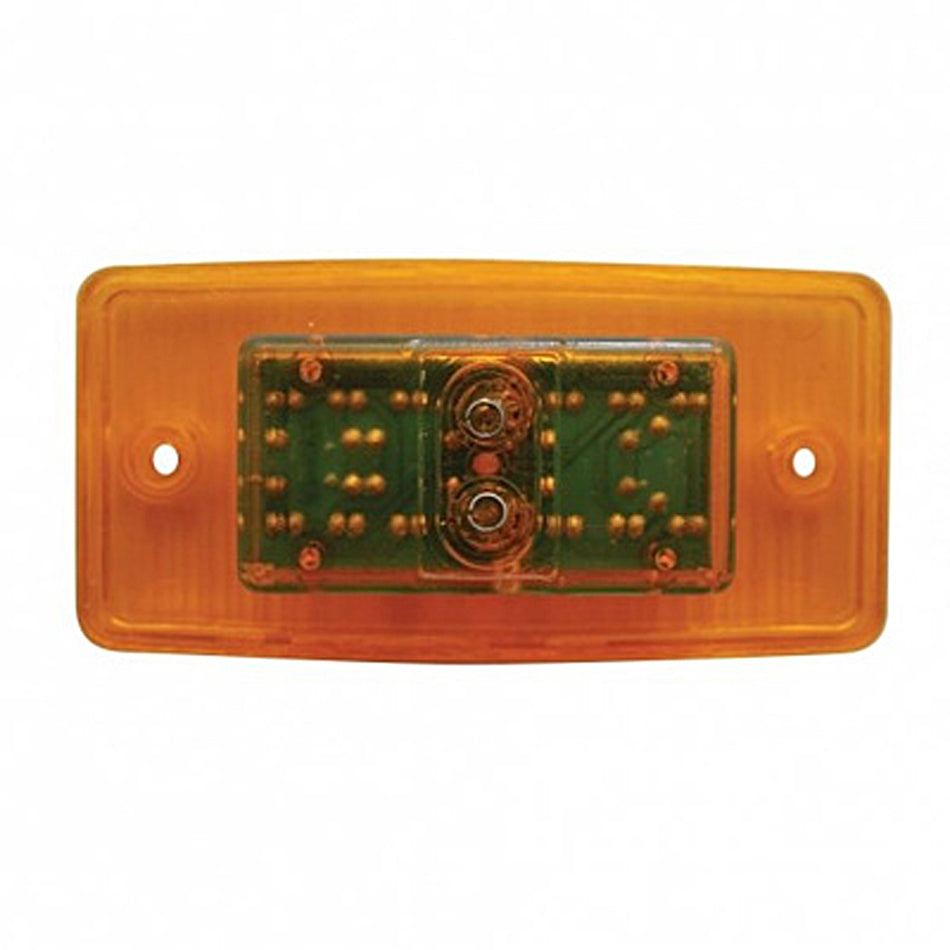 12 LED Cab Light For Freightliner Century (1996-2011) And Columbia (2001-2017) - Amber LEDs (Amber Lens)