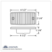 12 LED Cab Light For Freightliner Century (1996-2011) And Columbia (2001-2017) - Amber LEDs (Amber Lens)