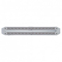 Dual 14 LED 12" Turn Signal Light Bars - Amber LEDs (Amber, Clear or Chrome Lens)