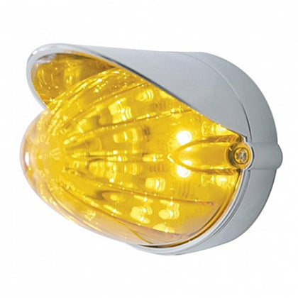 19 LED Watermelon Grakon 1000 Flush Mount Kit With Visor (Amber LEDs - Amber Lens)