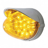 19 LED Reflector Grakon 1000 Flush Mount Kit With Visor - Amber LEDs (Amber or Clear Lens)