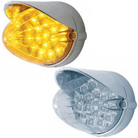 19 LED Reflector Grakon 1000 Flush Mount Kit With Visor - Amber LEDs (Amber or Clear Lens)