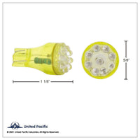 United Pacific - 9 LED 194/912/921 Bulb - Amber (2-Pack)