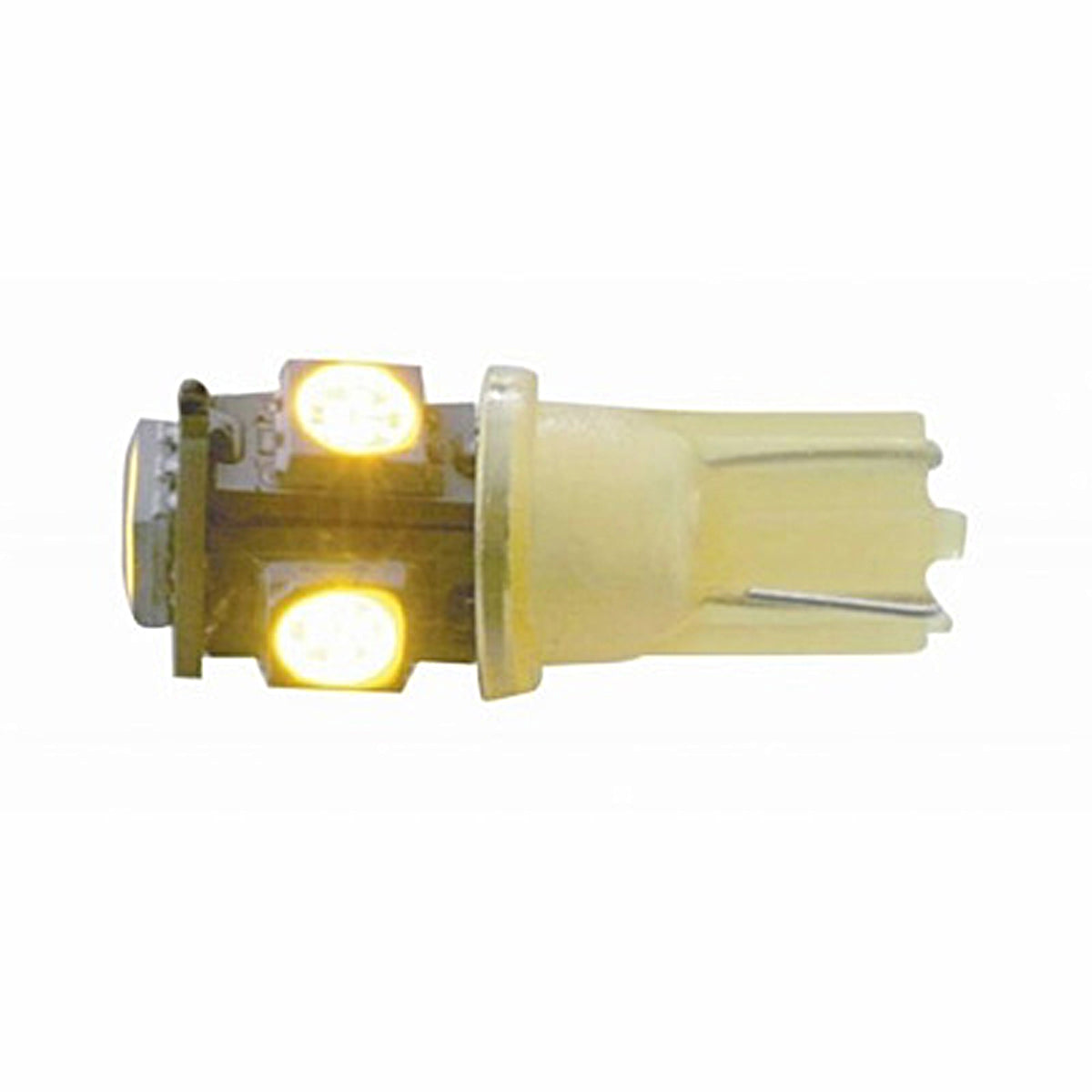 United Pacific - 5 High Power LED 360 Degree 194 Bulb - Amber, Blue, Red or White (2-Pack) - Berube's Truck Accessories