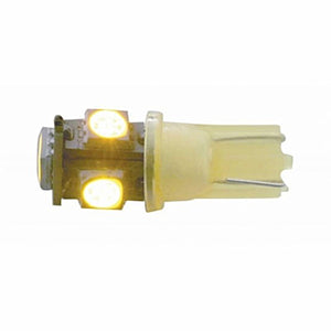 United Pacific - 5 High Power LED 360 Degree 194 Bulb - Amber, Blue, Red or White (2-Pack)