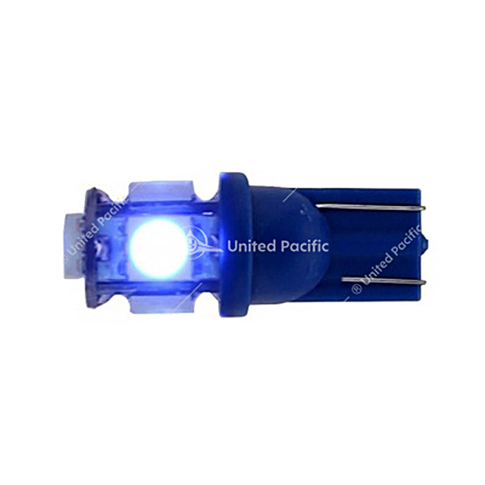 United Pacific - 5 High Power LED 360 Degree 194 Bulb - Amber, Blue, Red or White (2-Pack) - Berube's Truck Accessories
