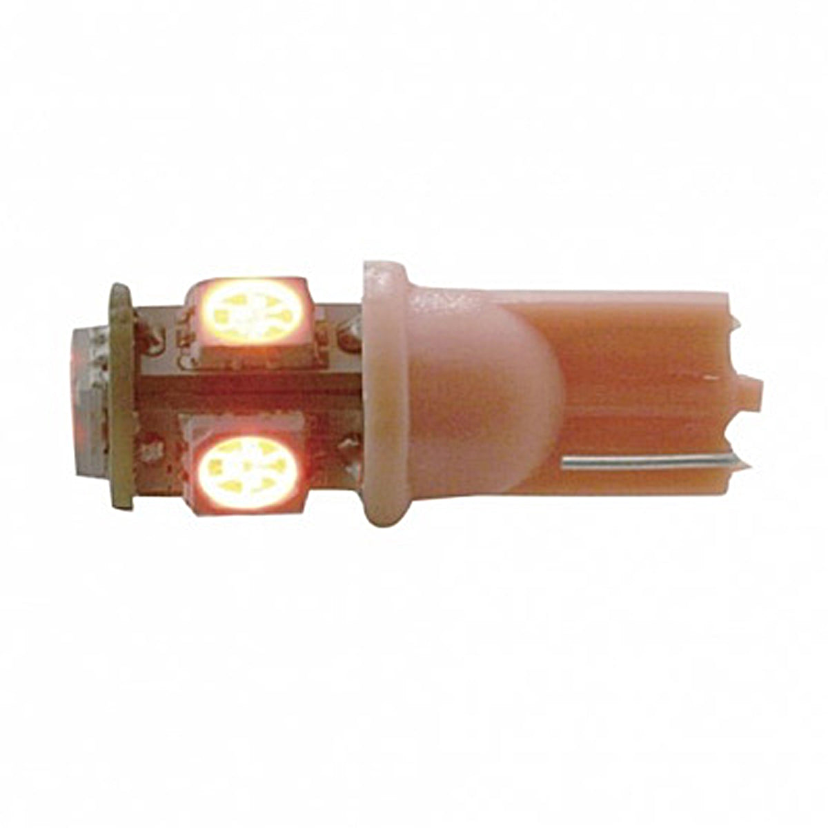 United Pacific - 5 High Power LED 360 Degree 194 Bulb - Amber, Blue, Red or White (2-Pack) - Berube's Truck Accessories