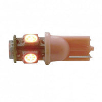 United Pacific - 5 High Power LED 360 Degree 194 Bulb - Amber, Blue, Red or White (2-Pack)