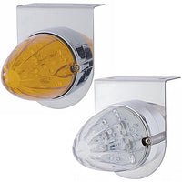 Stainless Steel Light Bracket w/ 19 LED Watermelon Light - Amber LEDs (Amber or Clear Lens)